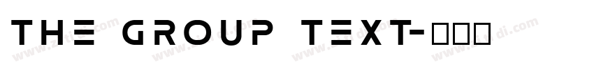 the group text字体转换
